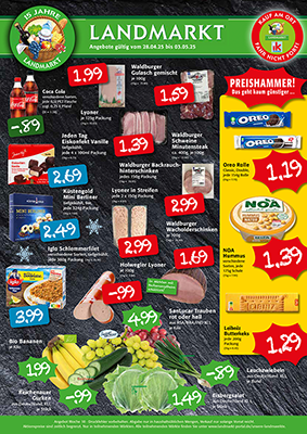 Flyer zum Angebot der Woche